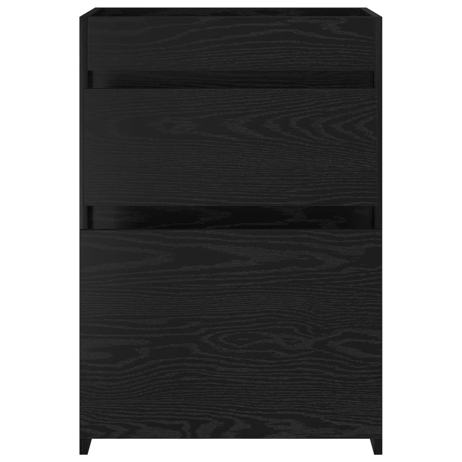 Badkamer Onder Wasbak Kast Zwart eiken 56 x 37,5 x 81 cm