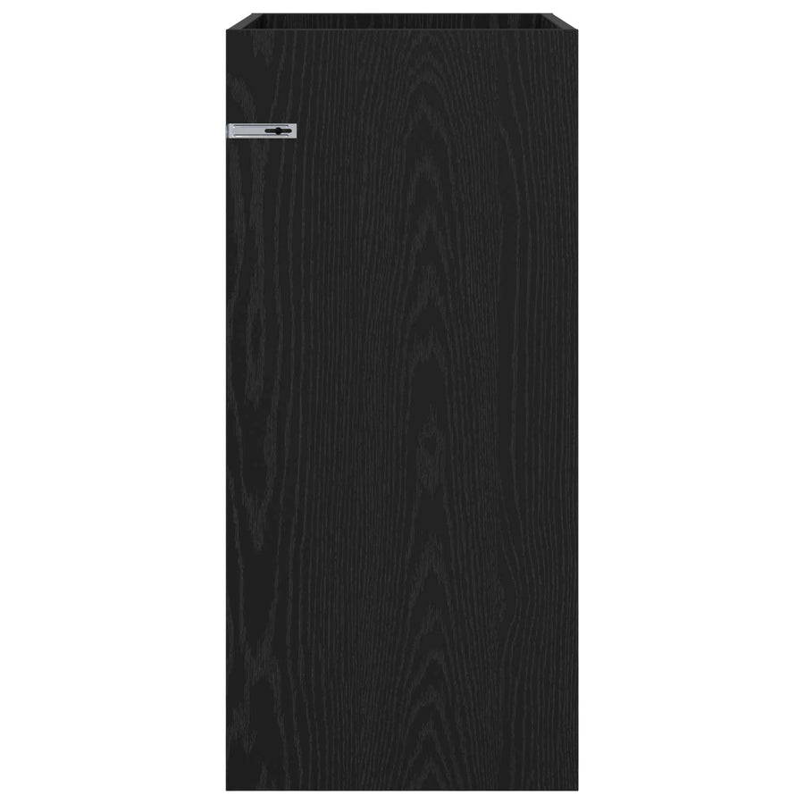 Badkamer Onder Wasbak Kast Zwart eiken 56 x 37,5 x 81 cm