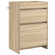 Badkamerkast onder wastafel 56x37,5x81 cm sonoma eiken