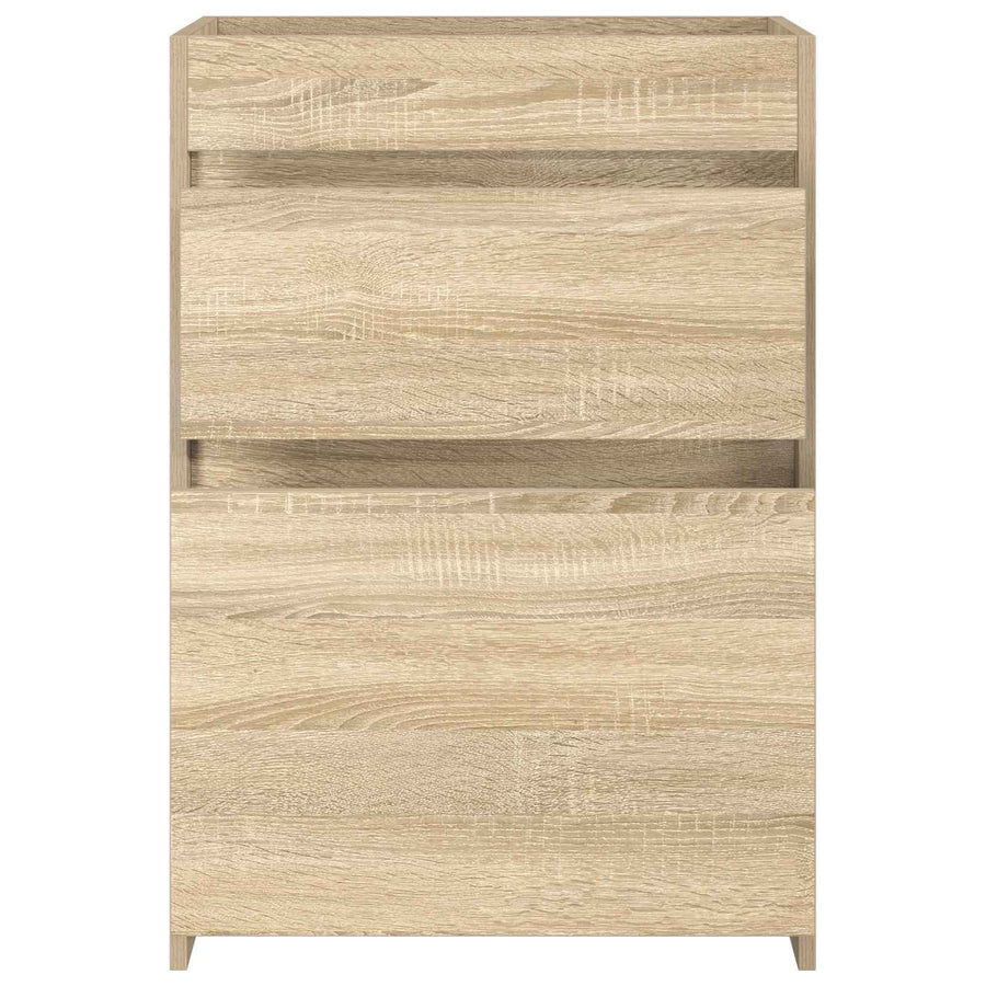 Badkamer Onder Wasbak Kast Sonoma Eiken 56 x 37,5 x 81 cm