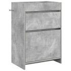 Badkamerkast onder wastafel 56x37,5x81 cm betongrijs