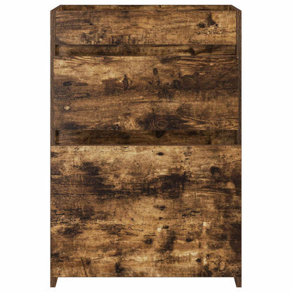 Badkamer Onder Wasbak Kast Gerookt eiken 56 x 37,5 x 81 cm