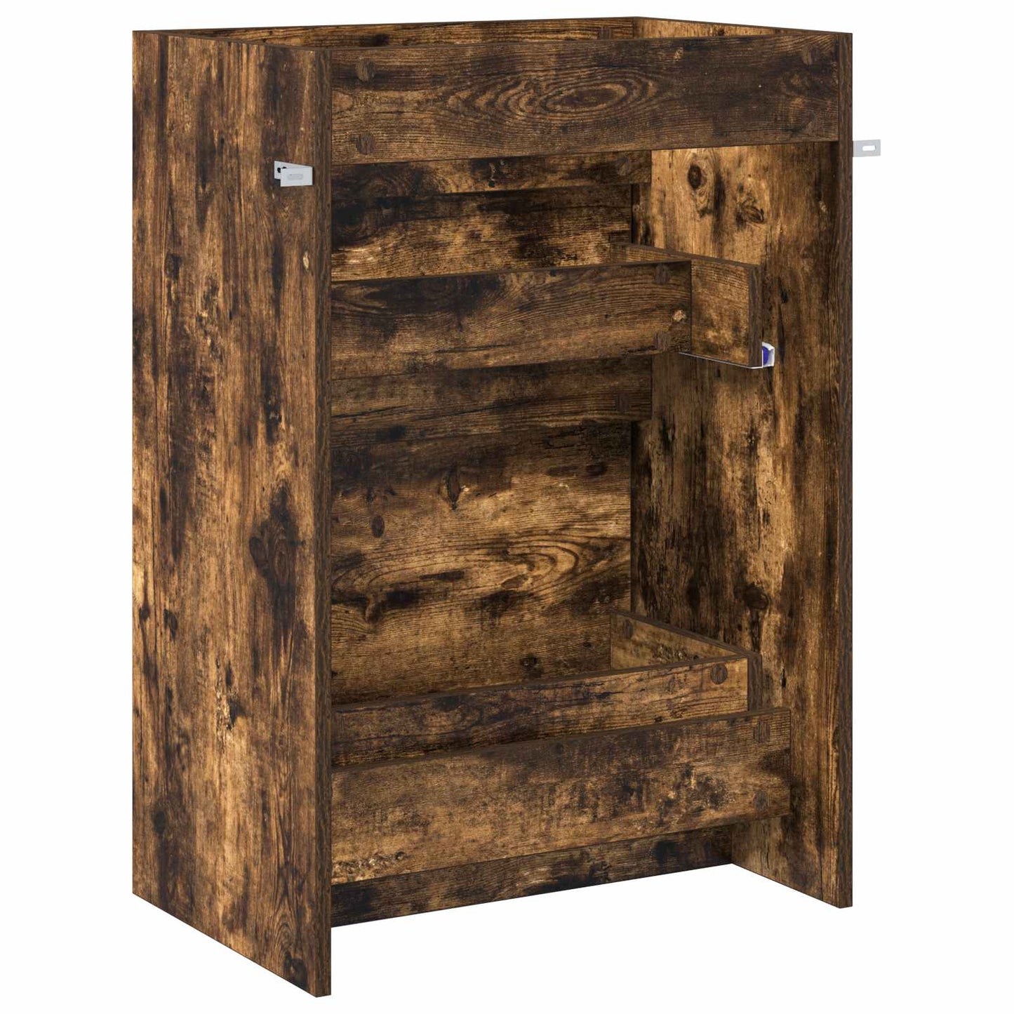 Badkamer Onder Wasbak Kast Gerookt eiken 56 x 37,5 x 81 cm