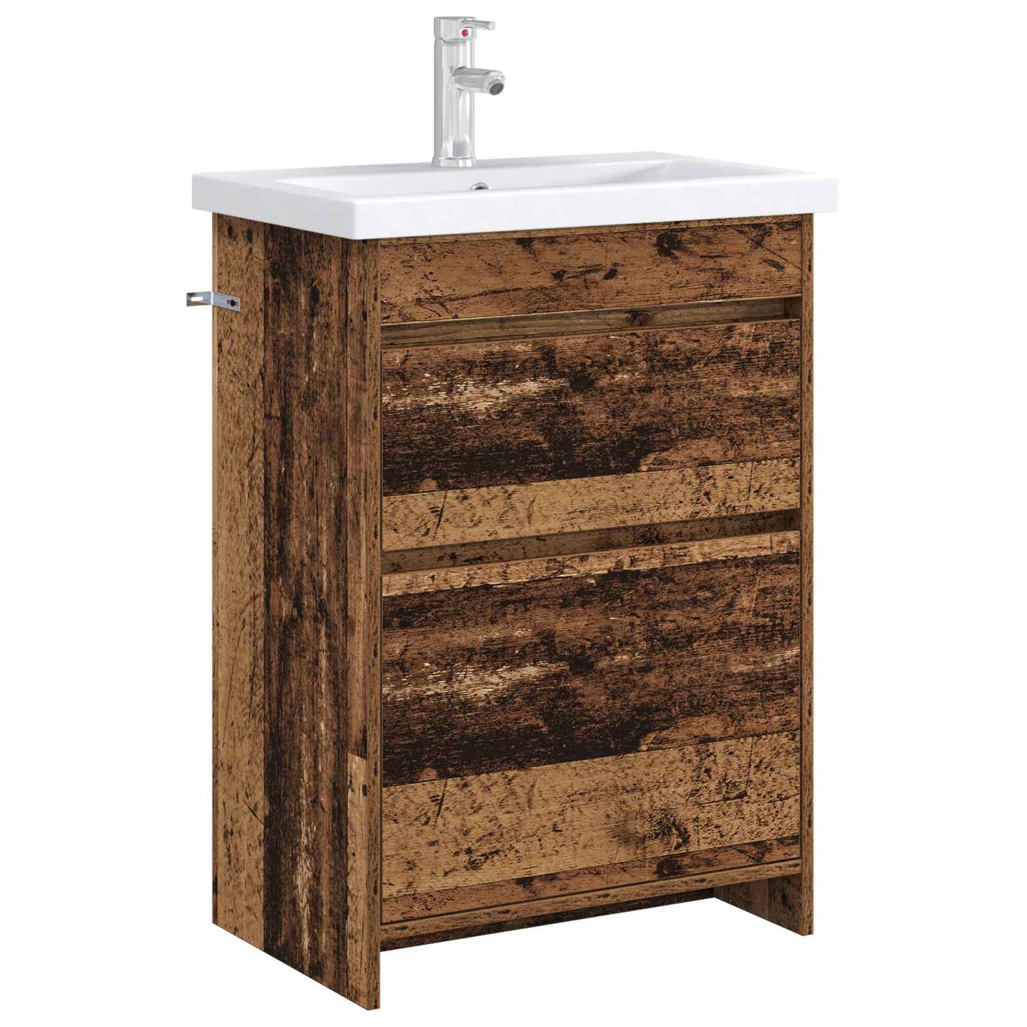 Badkamer Onder Wasbak Kast Oud hout 56 x 37,5 x 81 cm