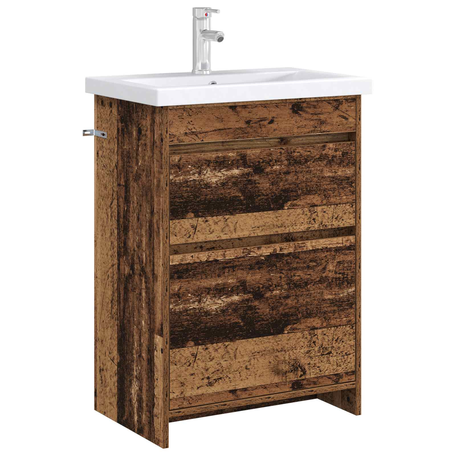 Badkamer Onder Wasbak Kast Oud hout 56 x 37,5 x 81 cm
