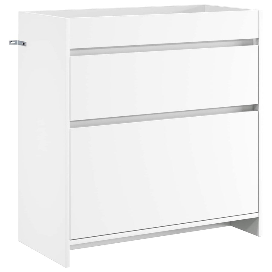 Badkamer Onder Wasbak Kast Wit 78,5 x 37,5 x 81 cm Bewerkt hout