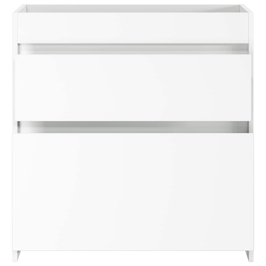 Badkamer Onder Wasbak Kast Wit 78,5 x 37,5 x 81 cm Bewerkt hout