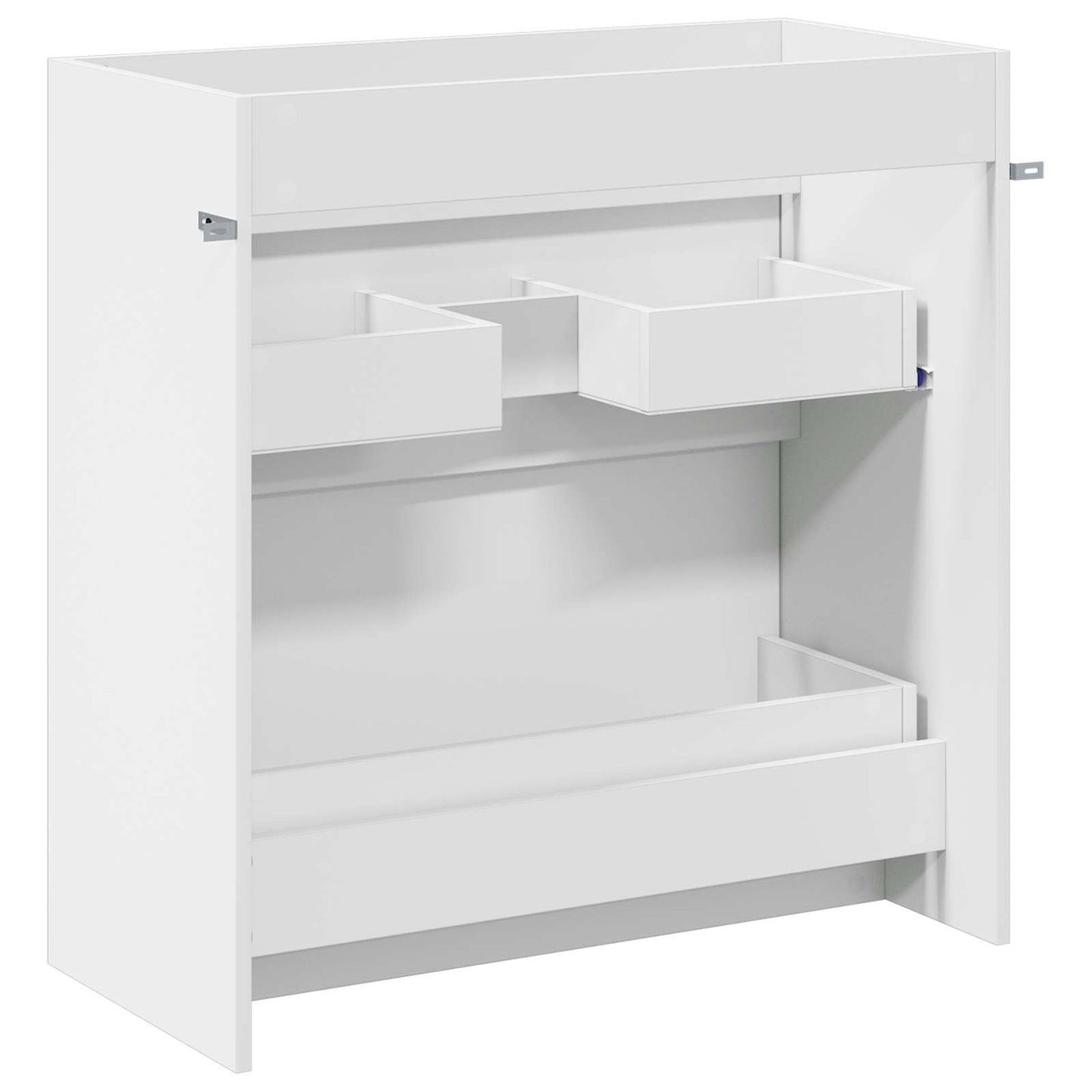 Badkamer Onder Wasbak Kast Wit 78,5 x 37,5 x 81 cm Bewerkt hout