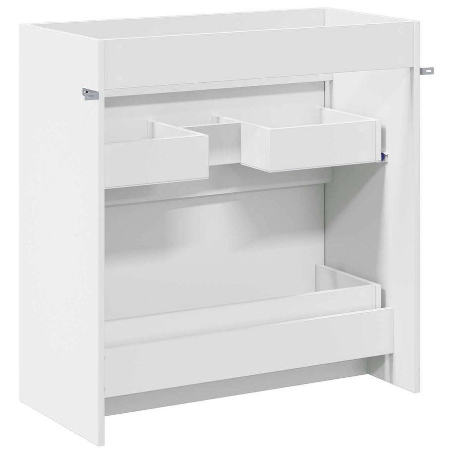 Badkamer Onder Wasbak Kast Wit 78,5 x 37,5 x 81 cm Bewerkt hout