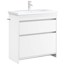 Badkamer Onder Wasbak Kast Wit 78,5 x 37,5 x 81 cm Bewerkt hout