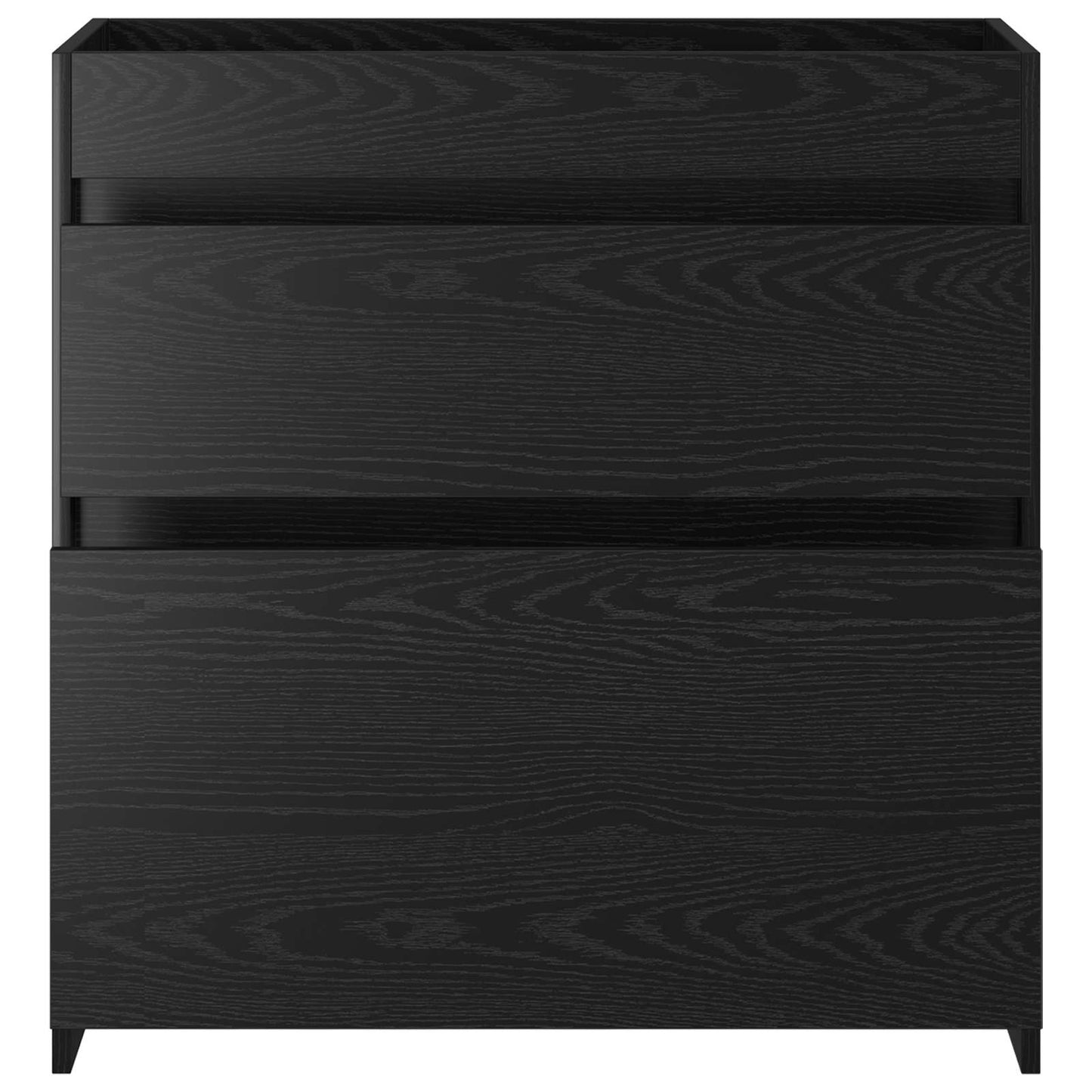 Badkamer Onder Wasbak Kast Zwart eiken 78,5 x 37,5 x 81 cm
