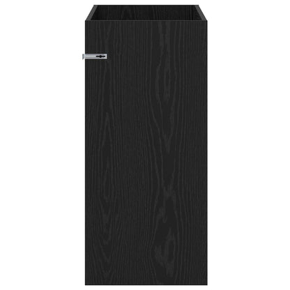 Badkamer Onder Wasbak Kast Zwart eiken 78,5 x 37,5 x 81 cm