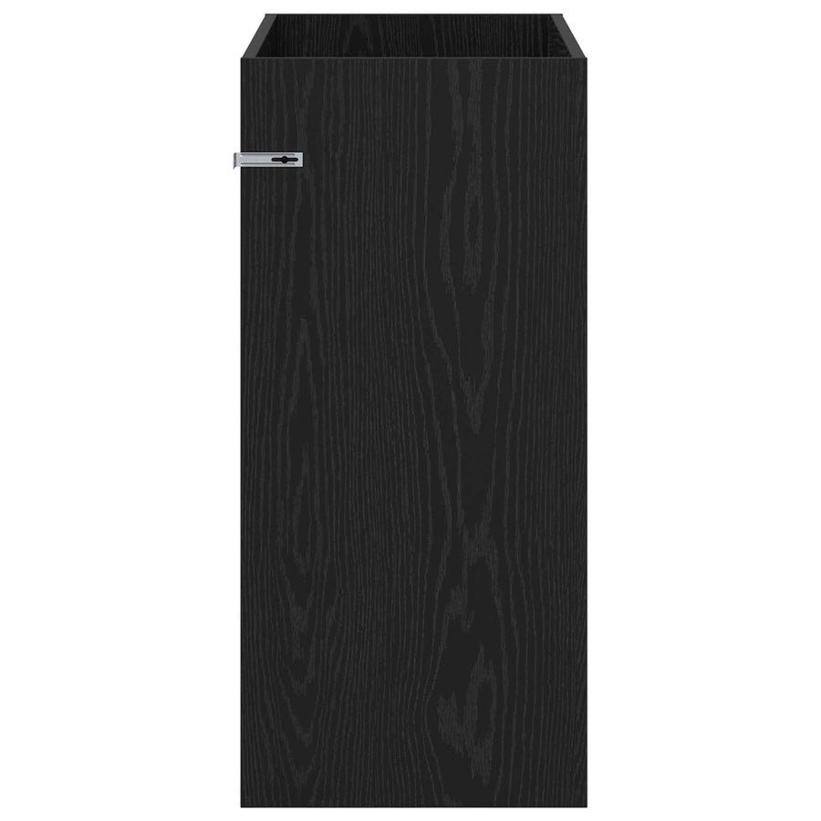 Badkamer Onder Wasbak Kast Zwart eiken 78,5 x 37,5 x 81 cm