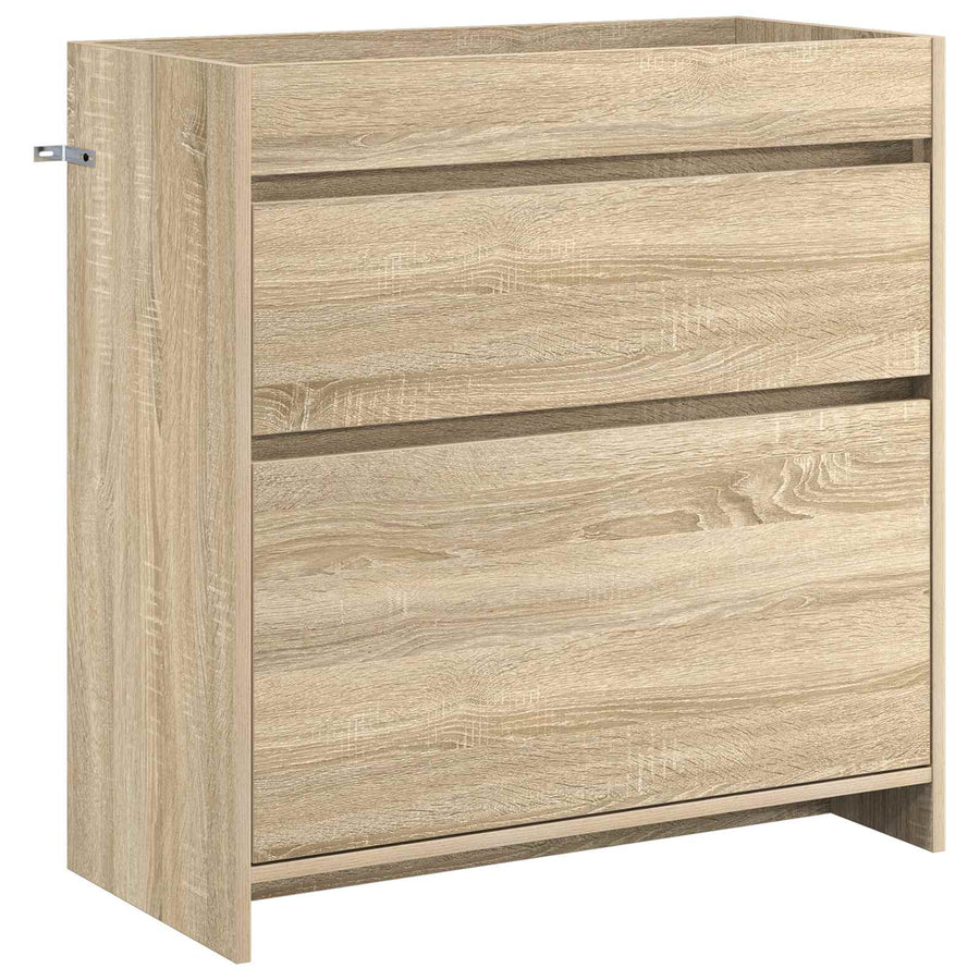 Badkamer Onder Wasbak Kast Sonoma Eiken 78,5 x 37,5 x 81 cm