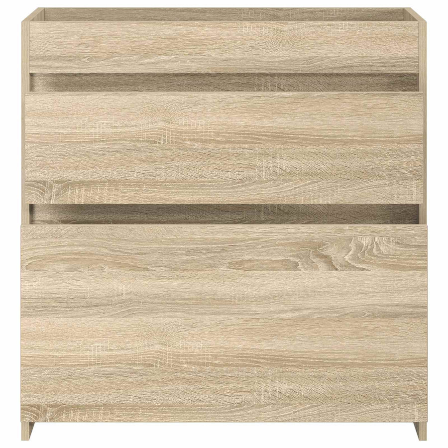 Badkamer Onder Wasbak Kast Sonoma Eiken 78,5 x 37,5 x 81 cm