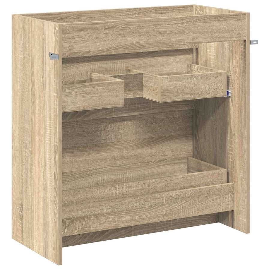 Badkamer Onder Wasbak Kast Sonoma Eiken 78,5 x 37,5 x 81 cm