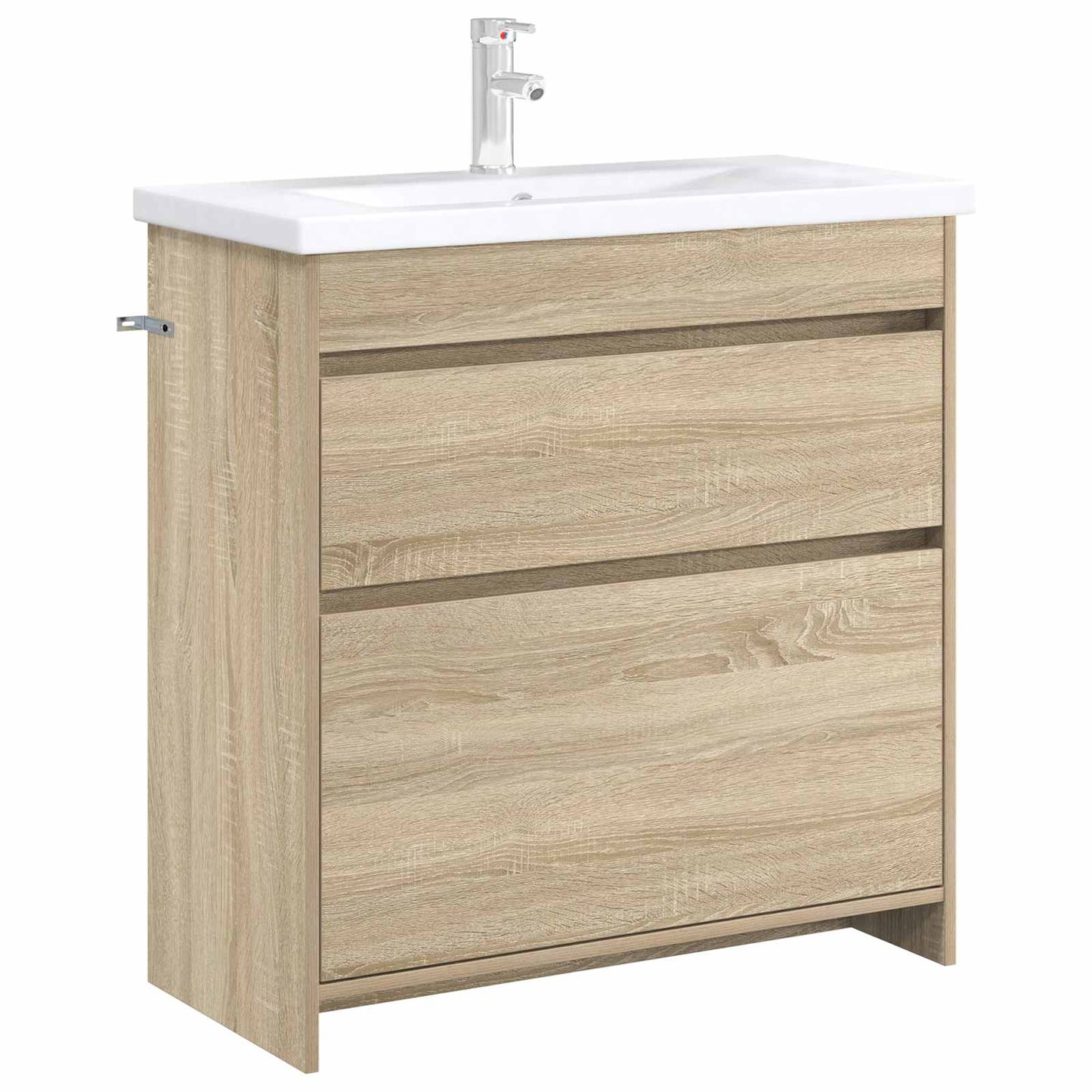 Badkamer Onder Wasbak Kast Sonoma Eiken 78,5 x 37,5 x 81 cm