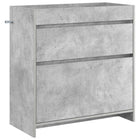 Badkamerkast onder wastafel 78,5x37,5x81 cm betongrijs