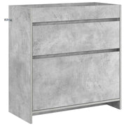 Badkamerkast onder wastafel 78,5x37,5x81 cm betongrijs