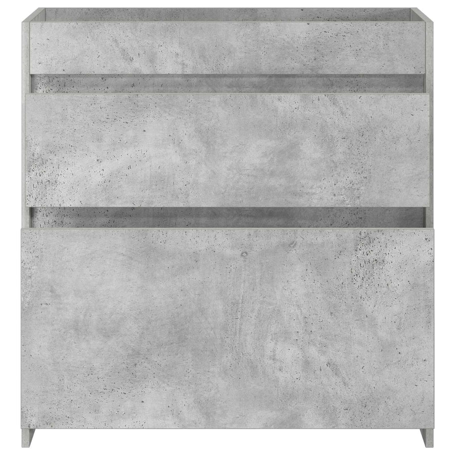Badkamer Onder Wasbak Kast Betongrijs 78,5 x 37,5 x 81 cm