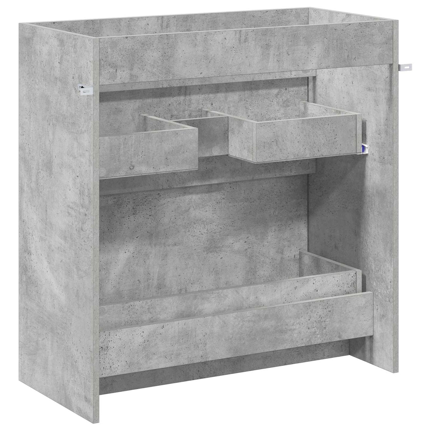 Badkamer Onder Wasbak Kast Betongrijs 78,5 x 37,5 x 81 cm