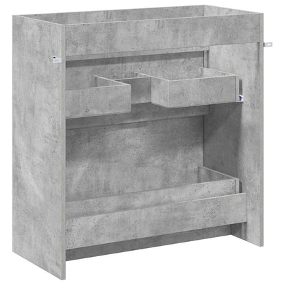 Badkamer Onder Wasbak Kast Betongrijs 78,5 x 37,5 x 81 cm