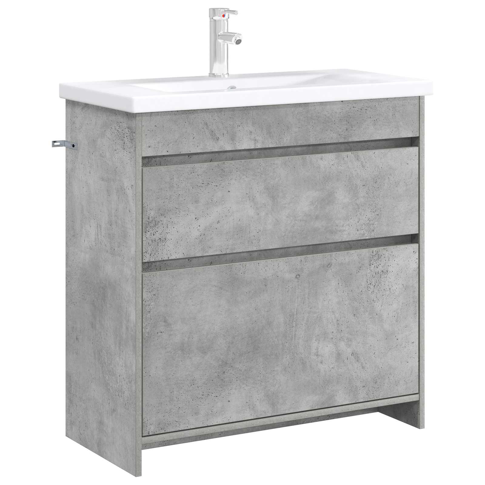 Badkamer Onder Wasbak Kast Betongrijs 78,5 x 37,5 x 81 cm