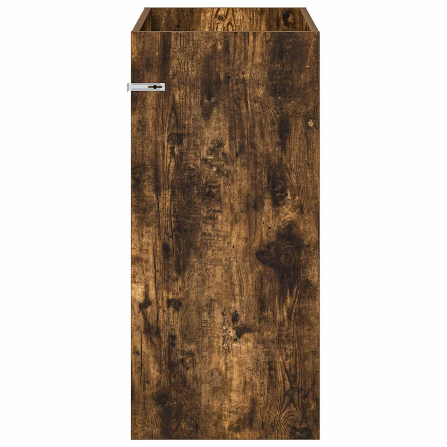 Badkamer Onder Wasbak Kast Gerookt eiken 78,5 x 37,5 x 81 cm