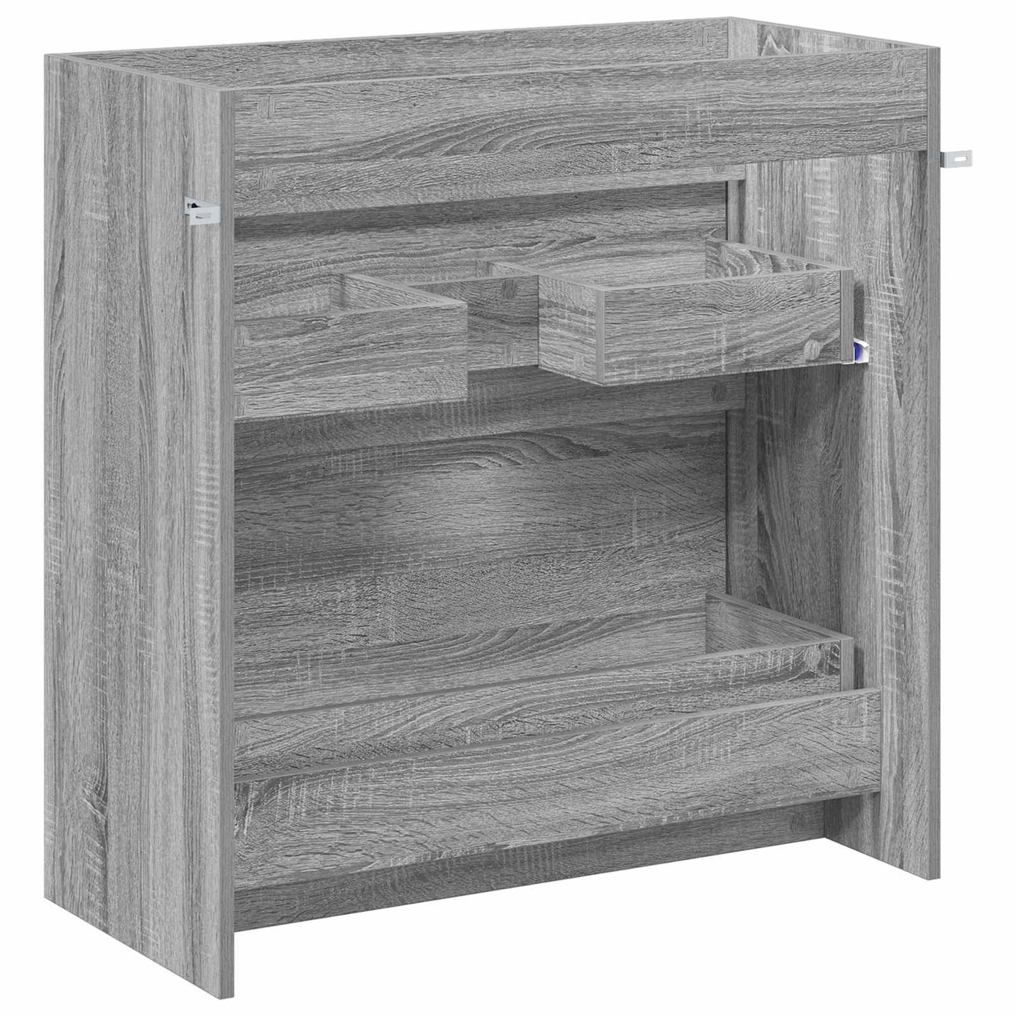 Badkamer Onder Wasbak Kast Grijs Sonoma 78,5 x 37,5 x 81 cm