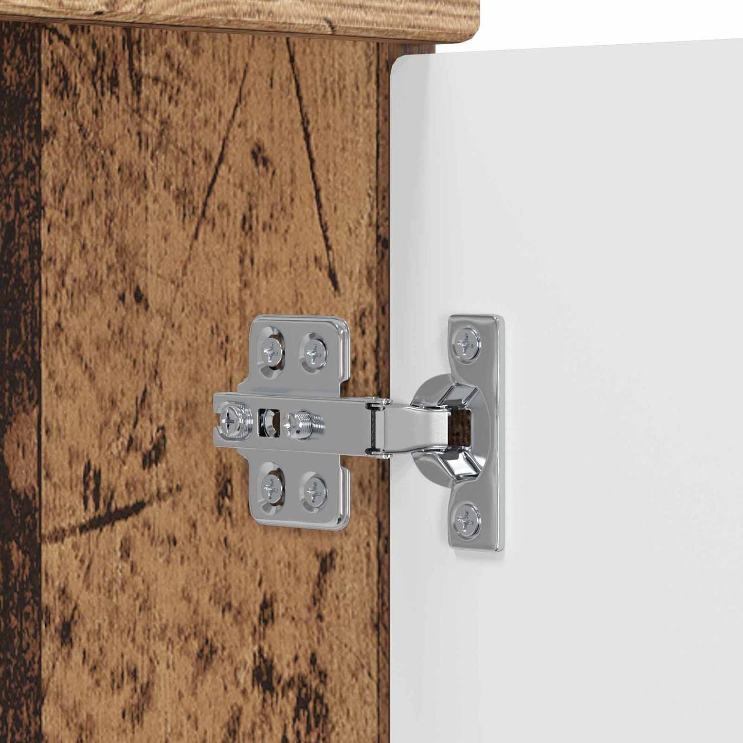 Badkamer Onder Wasbak Kast Oud hout 78,5 x 37,5 x 81 cm