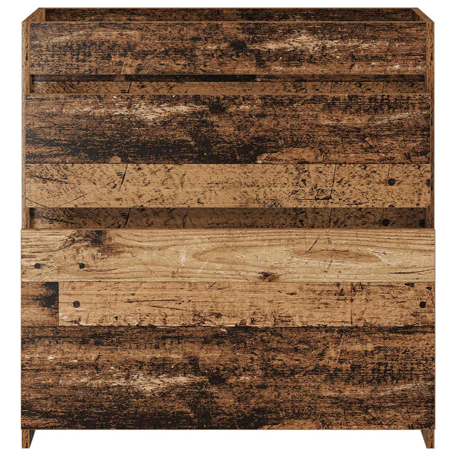 Badkamer Onder Wasbak Kast Oud hout 78,5 x 37,5 x 81 cm