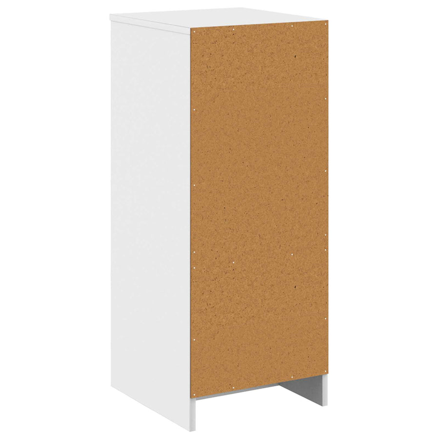 Badkamerkast Wit 35 x 36,5 x 85 cm Bewerkt hout
