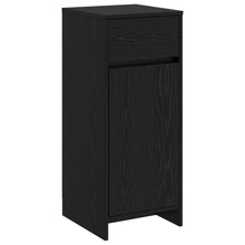 Badkamerkast Zwart eiken 35 x 36,5 x 85 cm Bewerkt hout