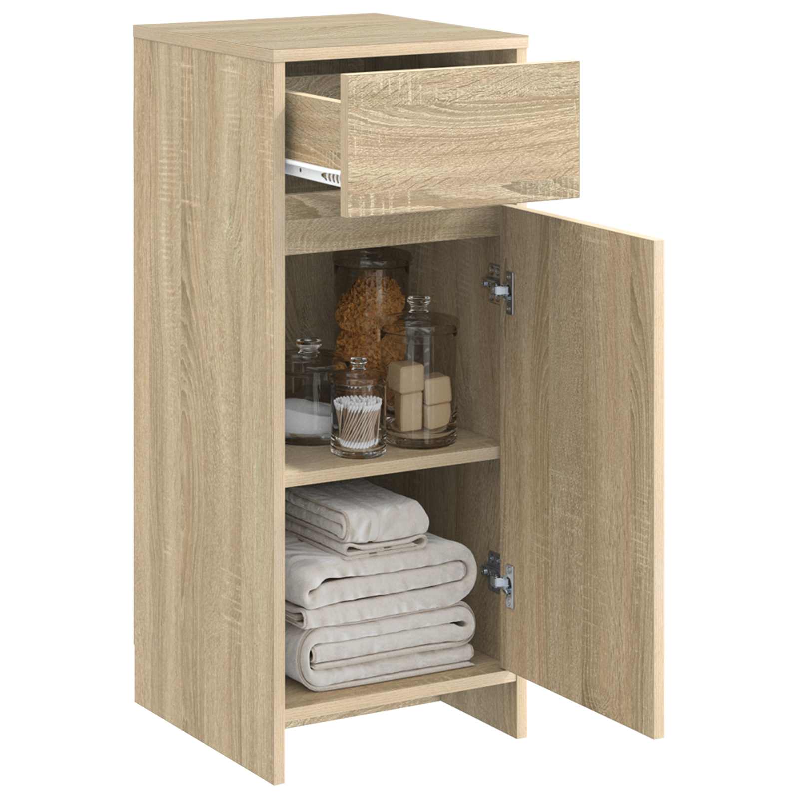 Badkamerkast Sonoma Eiken 35 x 36,5 x 85 cm Bewerkt hout
