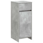 Badkamerkast 35x36,5x85 cm bewerkt hout betongrijs