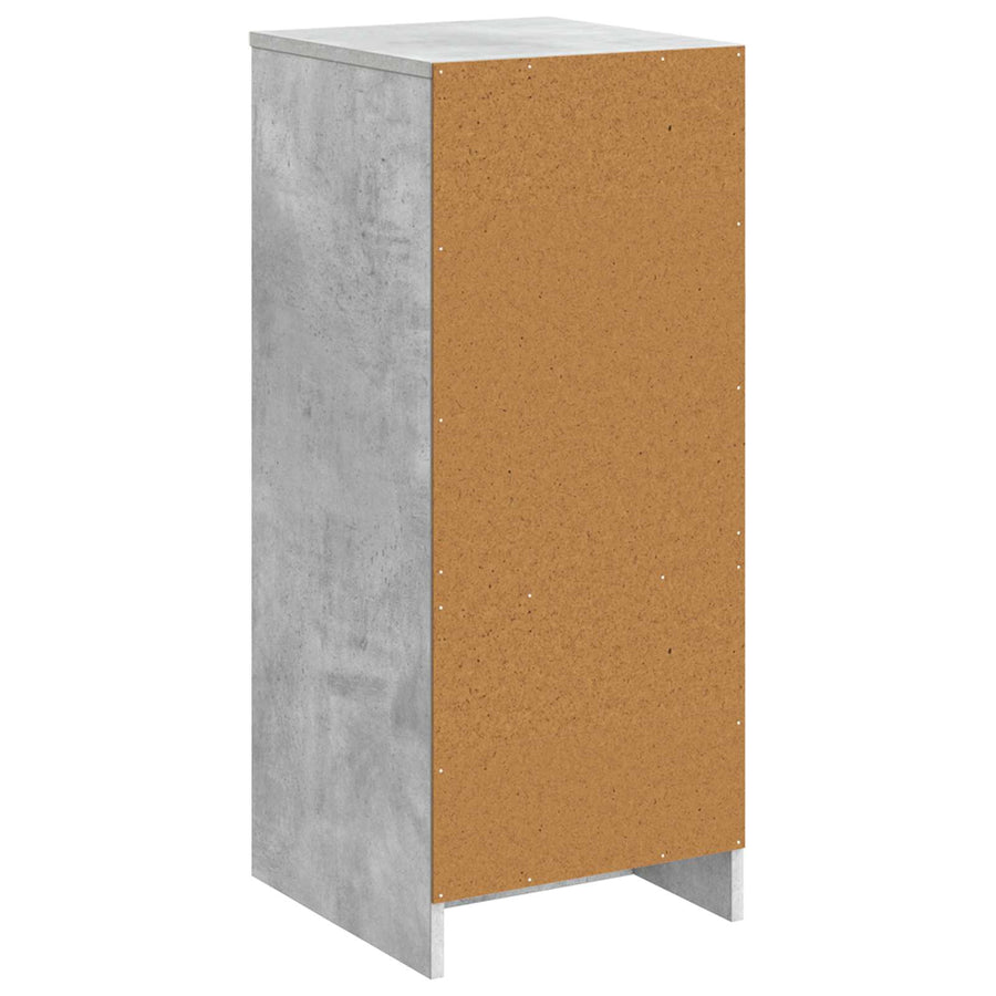 Badkamerkast Betongrijs 35 x 36,5 x 85 cm Bewerkt hout