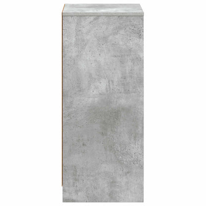 Badkamerkast Betongrijs 35 x 36,5 x 85 cm Bewerkt hout