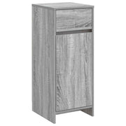 Badkamerkast 35x36,5x85 cm grijs bewerkt hout