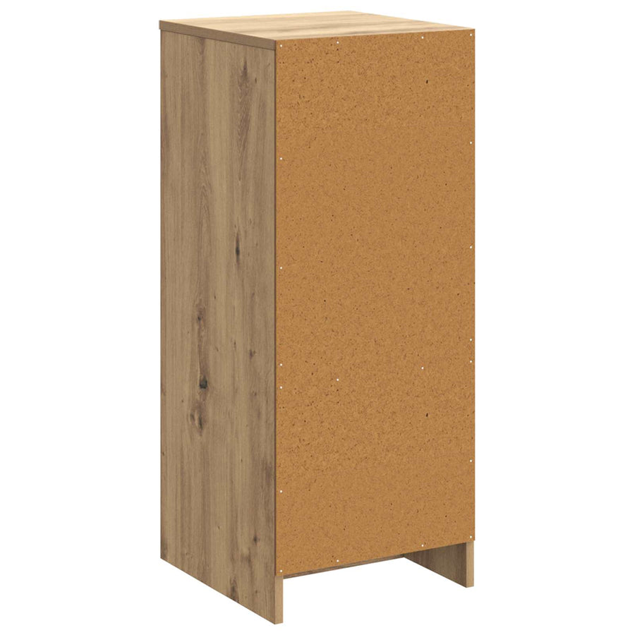 Badkamerkast Artisanaal eiken 35 x 36,5 x 85 cm Bewerkt hout