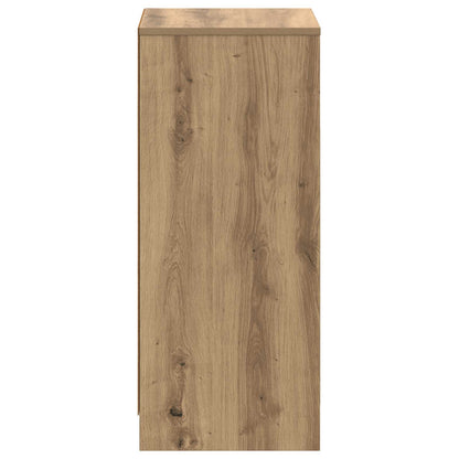 Badkamerkast Artisanaal eiken 35 x 36,5 x 85 cm Bewerkt hout