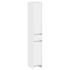 Bathroom Cabinet White 30 x 33 x 190 cm Engineered Wood