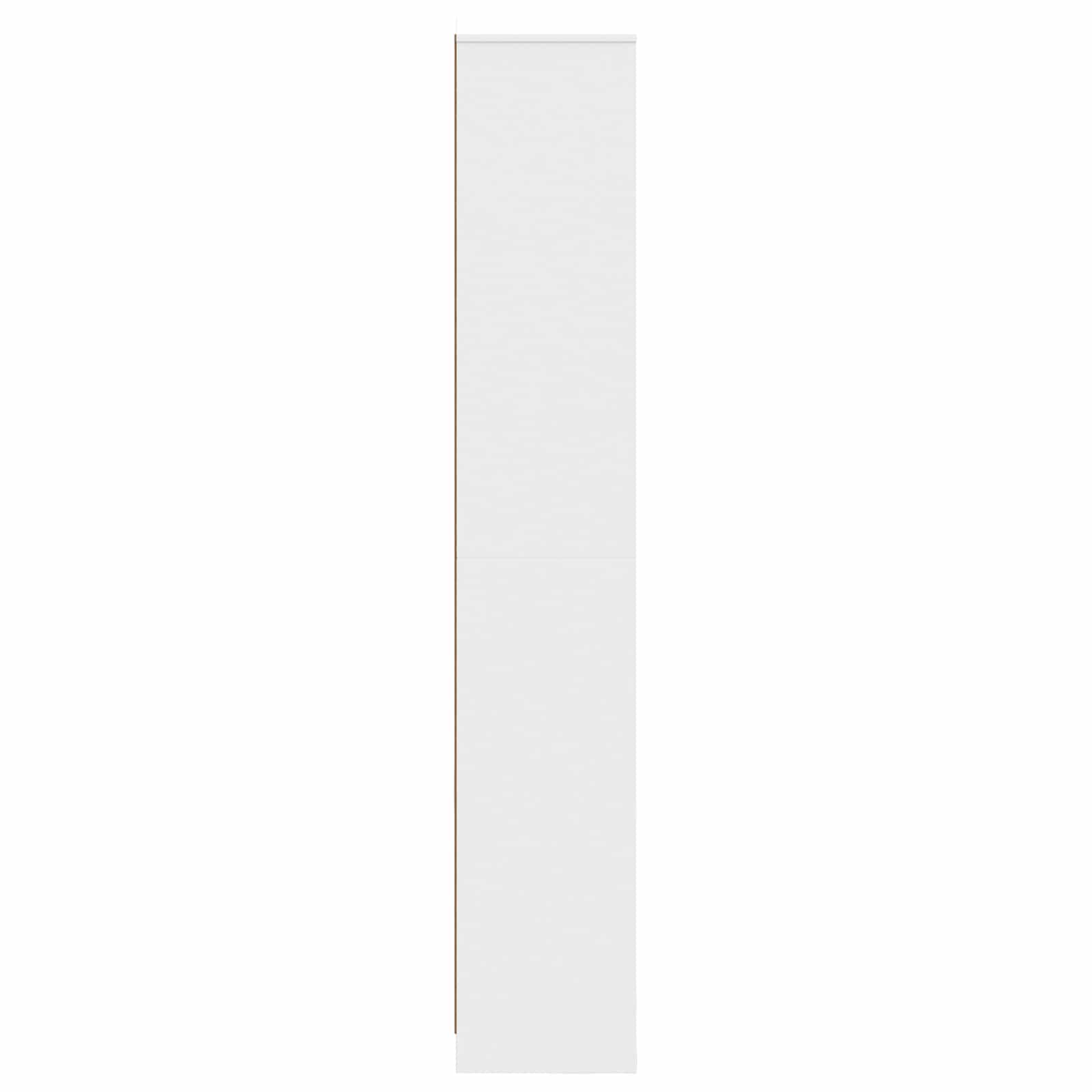 Badkamerkast Wit 30 x 33 x 190 cm Bewerkt hout