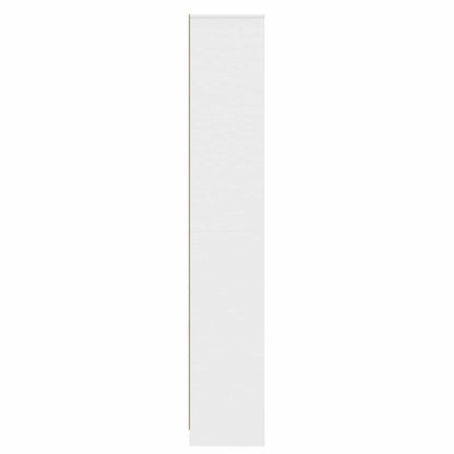 Badkamerkast Wit 30 x 33 x 190 cm Bewerkt hout