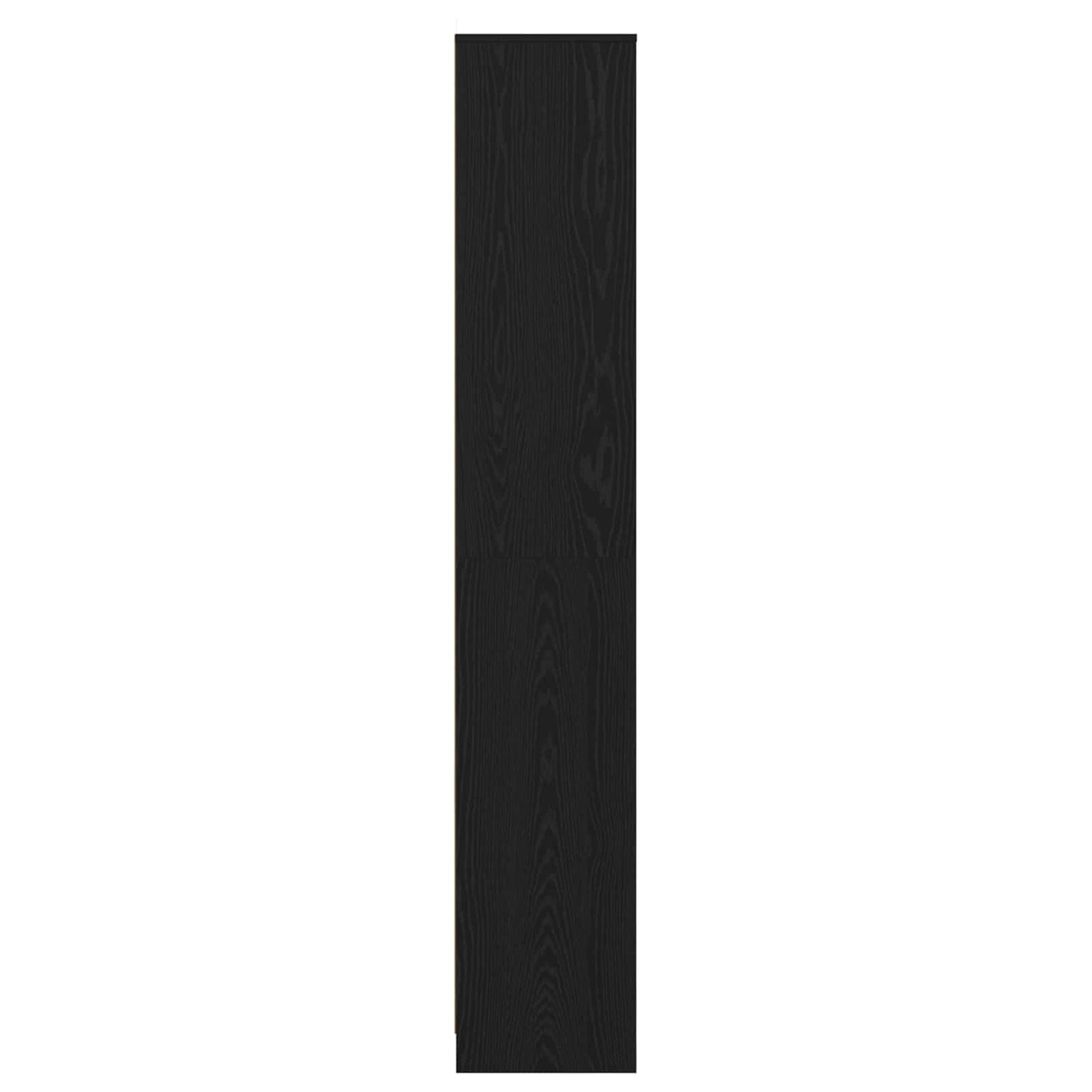 Badkamerkast Zwart eiken 30 x 33 x 190 cm Bewerkt hout