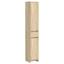 Badkamerkast Sonoma Eiken 30 x 33 x 190 cm Bewerkt hout