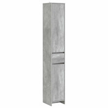 Badkamerkast Betongrijs 30 x 33 x 190 cm Bewerkt hout
