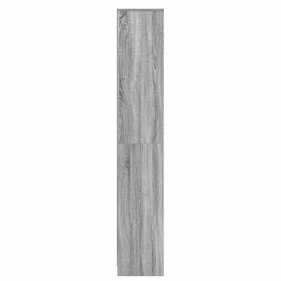 Badkamerkast Grijs Sonoma 30 x 33 x 190 cm Bewerkt hout