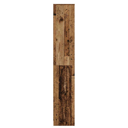 Badkamerkast Oud hout 30 x 33 x 190 cm Bewerkt hout