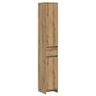 Bathroom cabinet Artisanal oak 30 x 33 x 190 cm Engineered wood