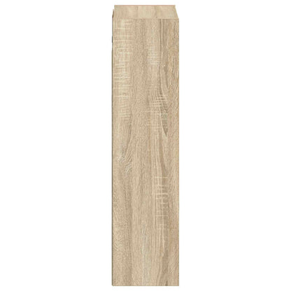 Wandgemonteerde wastafelmeubel Sonoma Eiken 35 x 20 x 81 cm